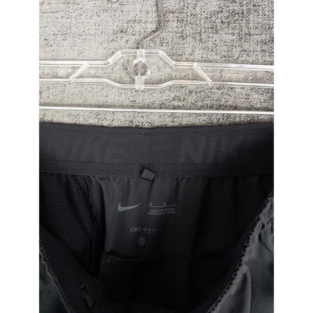 Nike Dri Fit Track Joggers‎ Mens M Black Pull On Athelisure Stretch Comfort